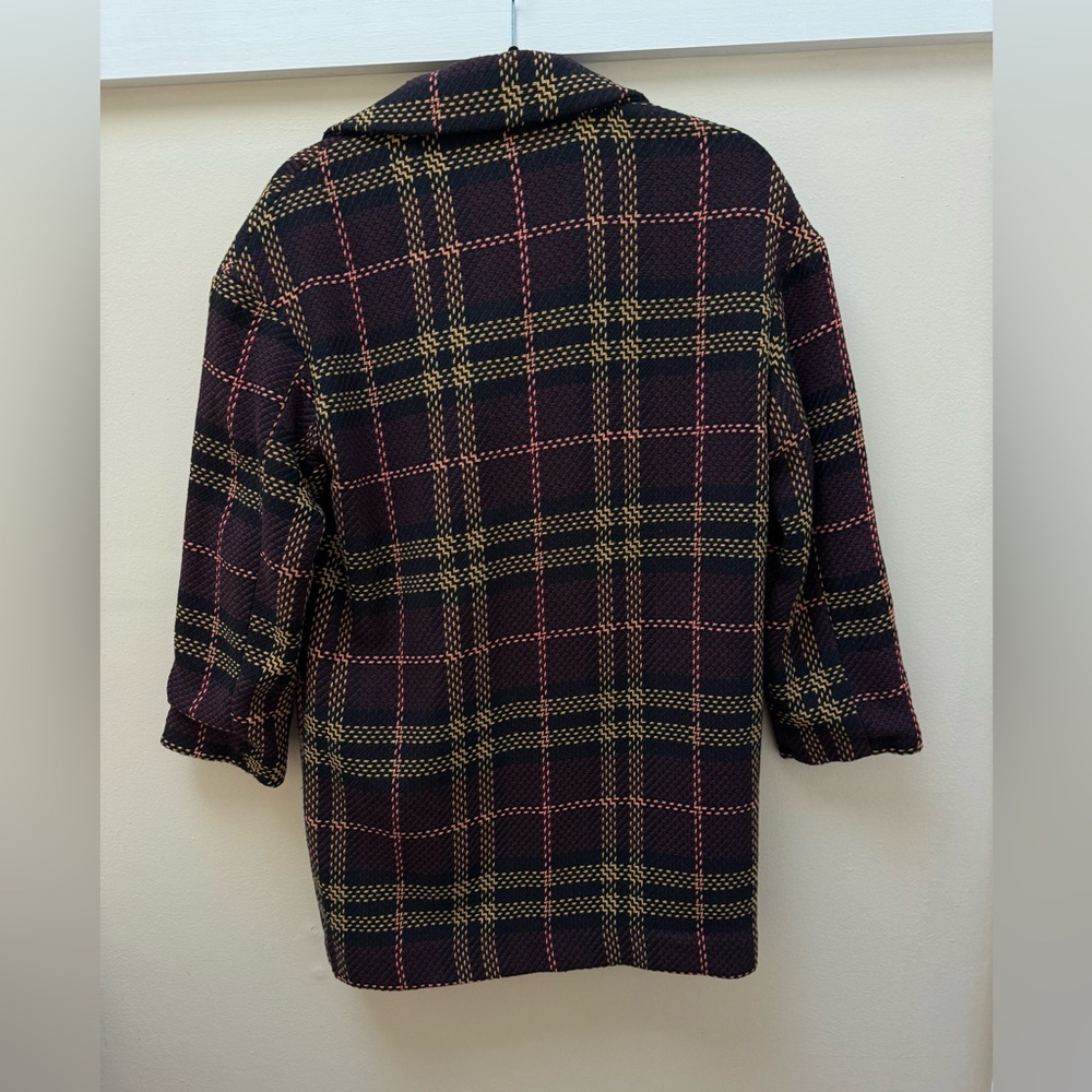 Stradivarius plaid coat - Picture 4 of 6